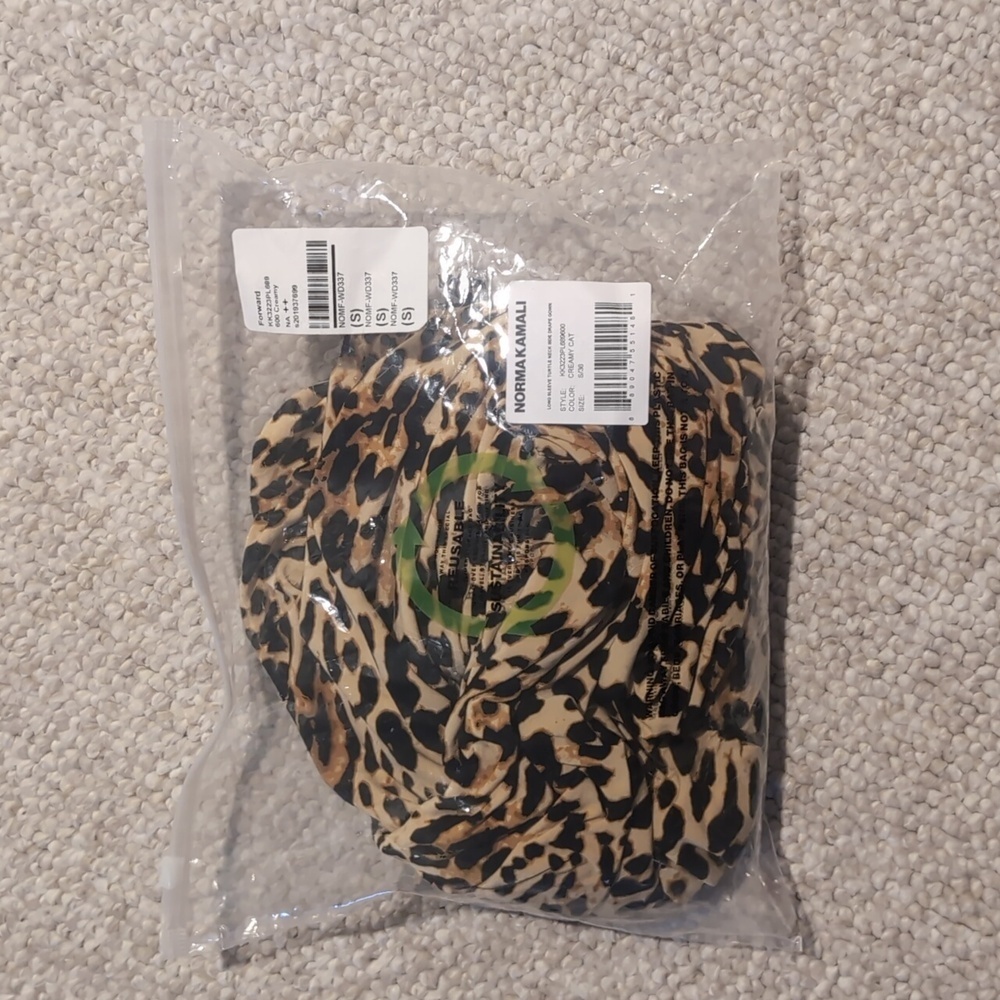 Norma Kamali Leopard Maxi Assymetrycal Dress - Picture 10 of 10
